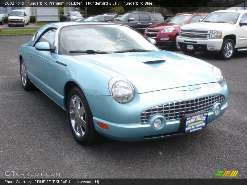 Thunderbird Blue / Thunderbird Blue 2002 Ford Thunderbird Premium Roadster