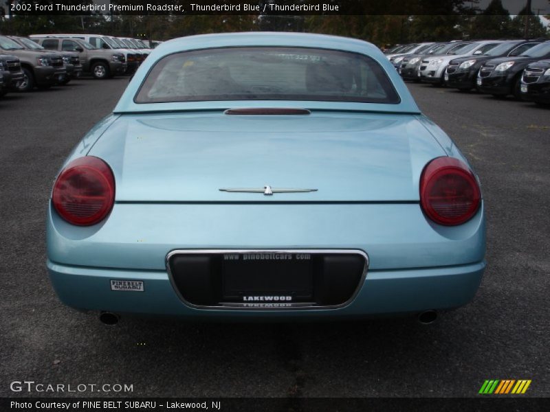 Thunderbird Blue / Thunderbird Blue 2002 Ford Thunderbird Premium Roadster
