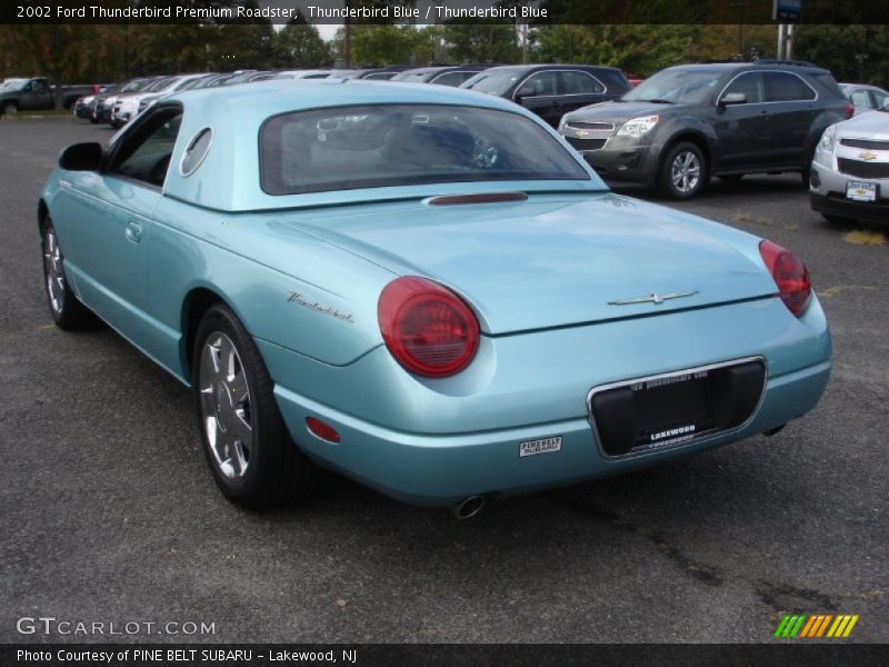 Thunderbird Blue / Thunderbird Blue 2002 Ford Thunderbird Premium Roadster