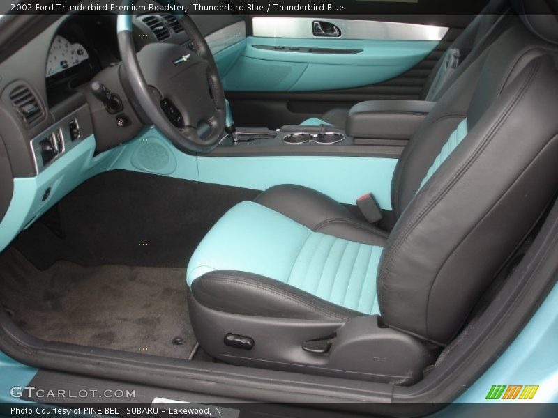  2002 Thunderbird Premium Roadster Thunderbird Blue Interior