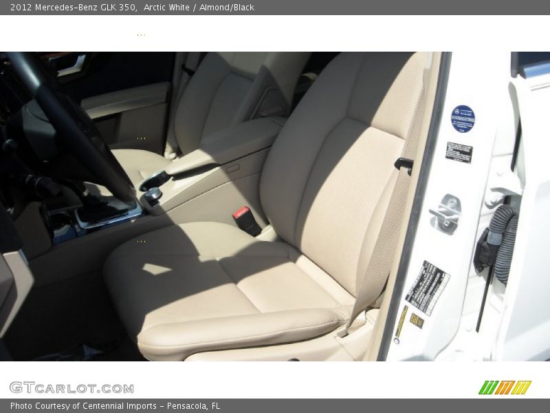 Arctic White / Almond/Black 2012 Mercedes-Benz GLK 350