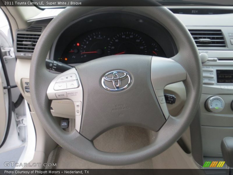Super White / Bisque 2011 Toyota Camry LE