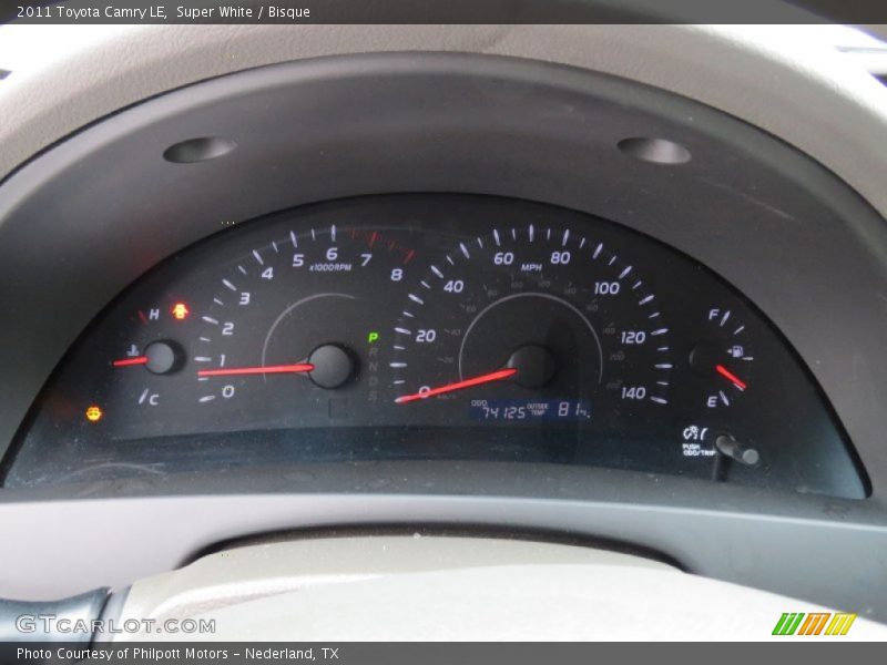 Super White / Bisque 2011 Toyota Camry LE