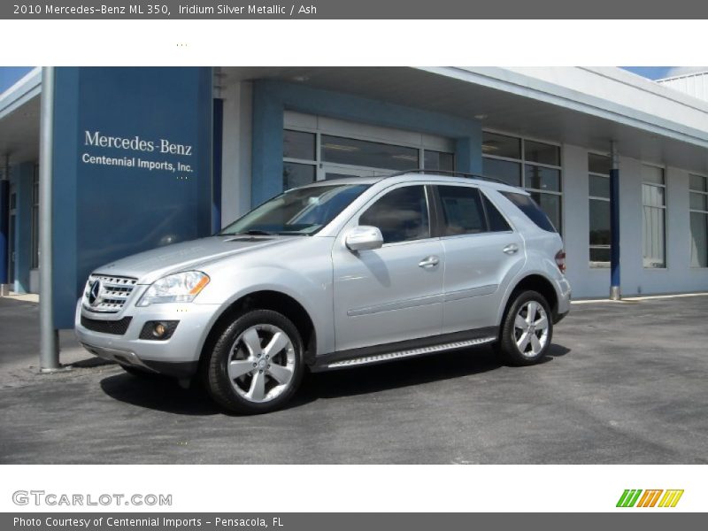 Iridium Silver Metallic / Ash 2010 Mercedes-Benz ML 350