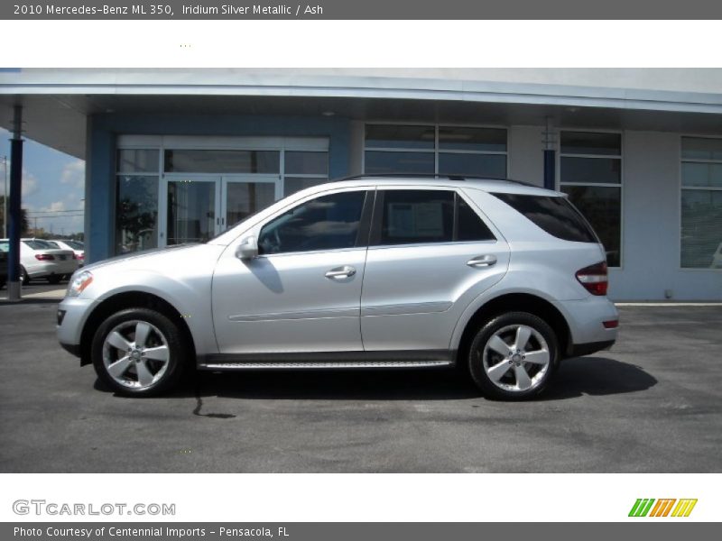 Iridium Silver Metallic / Ash 2010 Mercedes-Benz ML 350