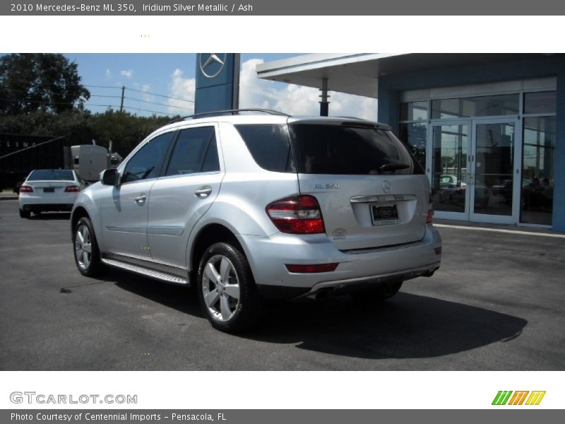 Iridium Silver Metallic / Ash 2010 Mercedes-Benz ML 350