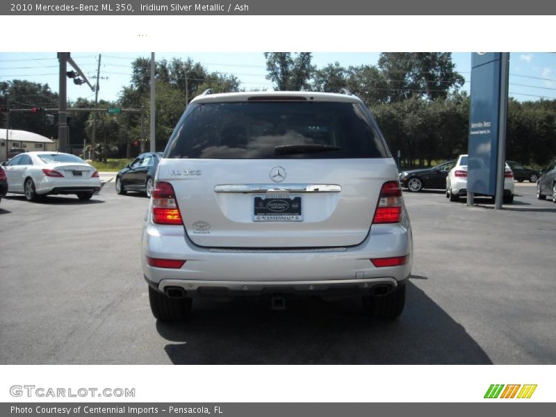 Iridium Silver Metallic / Ash 2010 Mercedes-Benz ML 350