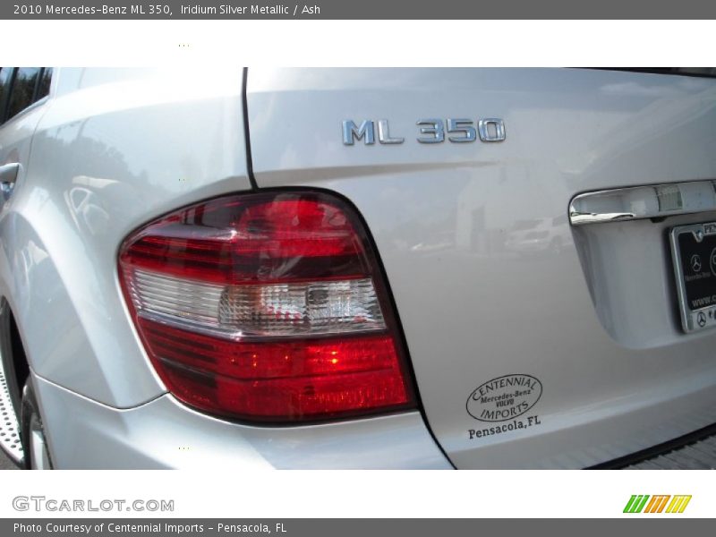 Iridium Silver Metallic / Ash 2010 Mercedes-Benz ML 350