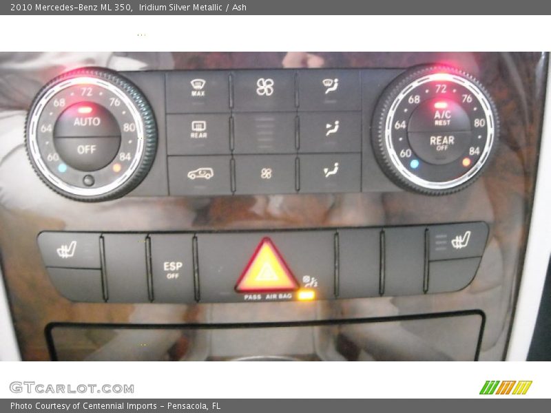 Iridium Silver Metallic / Ash 2010 Mercedes-Benz ML 350