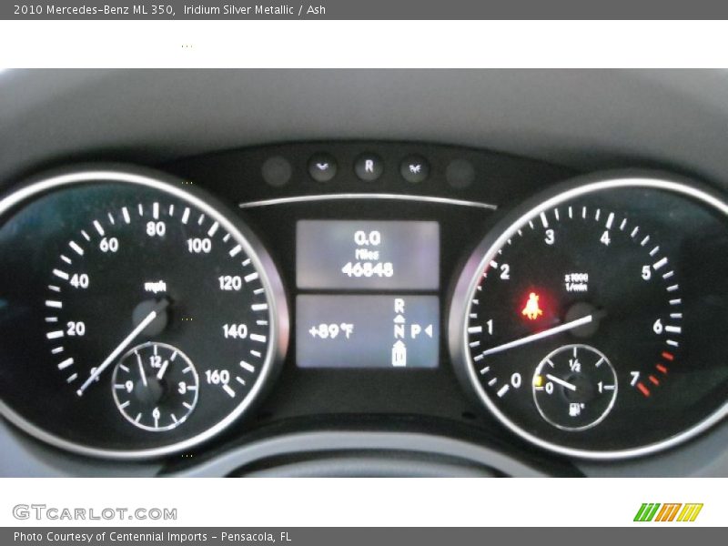 Iridium Silver Metallic / Ash 2010 Mercedes-Benz ML 350