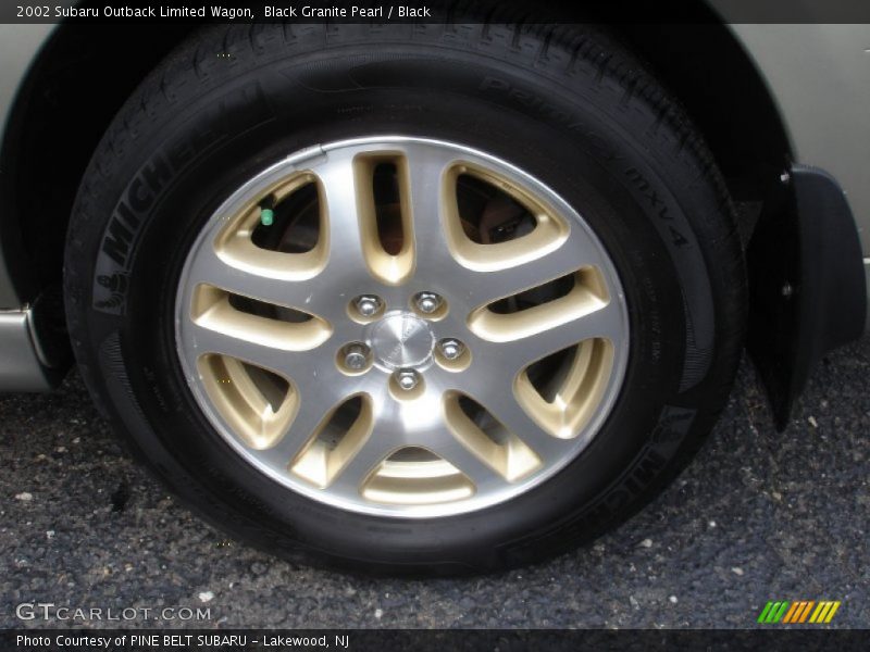 Black Granite Pearl / Black 2002 Subaru Outback Limited Wagon