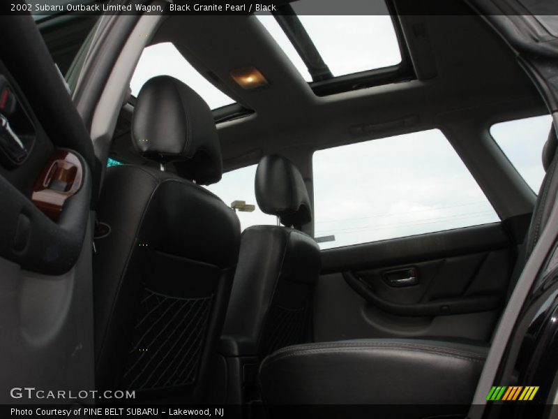 Black Granite Pearl / Black 2002 Subaru Outback Limited Wagon