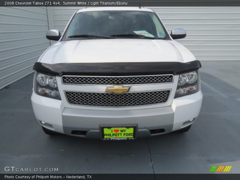 Summit White / Light Titanium/Ebony 2008 Chevrolet Tahoe Z71 4x4