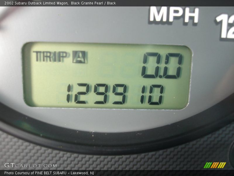 Black Granite Pearl / Black 2002 Subaru Outback Limited Wagon