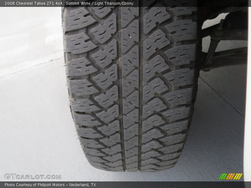Summit White / Light Titanium/Ebony 2008 Chevrolet Tahoe Z71 4x4