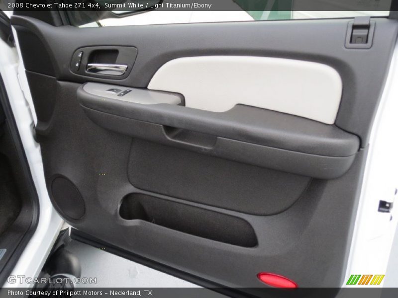 Summit White / Light Titanium/Ebony 2008 Chevrolet Tahoe Z71 4x4
