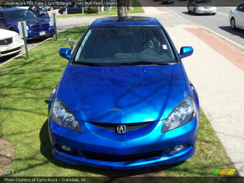 Vivid Blue Pearl / Ebony 2006 Acura RSX Type S Sports Coupe