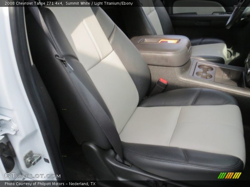 Summit White / Light Titanium/Ebony 2008 Chevrolet Tahoe Z71 4x4