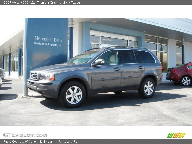 Titanium Gray Metallic / Taupe 2007 Volvo XC90 3.2