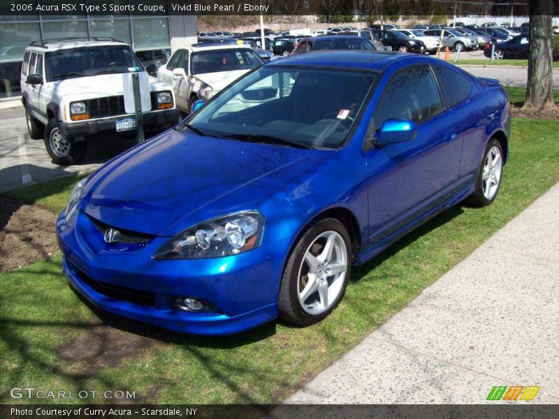 Vivid Blue Pearl / Ebony 2006 Acura RSX Type S Sports Coupe