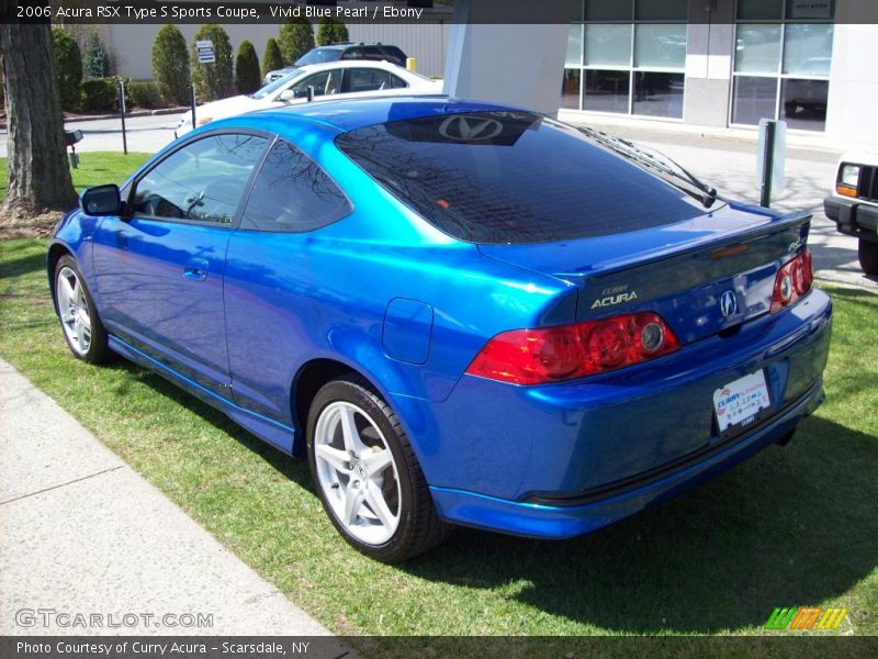 Vivid Blue Pearl / Ebony 2006 Acura RSX Type S Sports Coupe