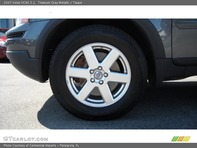 Titanium Gray Metallic / Taupe 2007 Volvo XC90 3.2