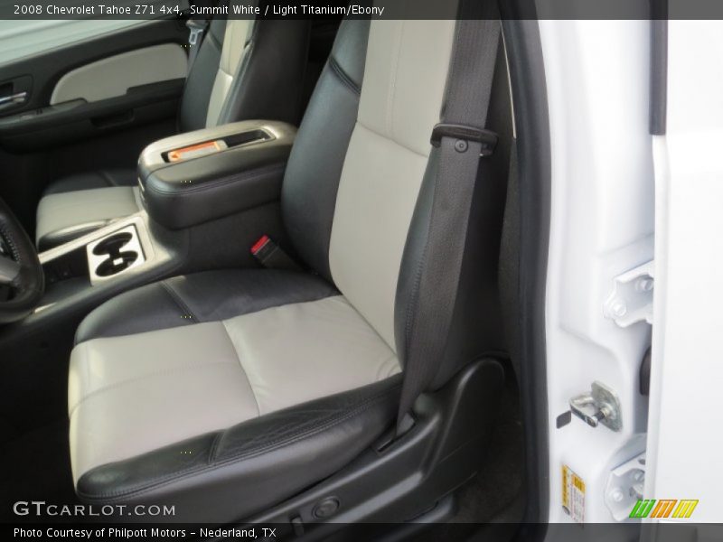Summit White / Light Titanium/Ebony 2008 Chevrolet Tahoe Z71 4x4