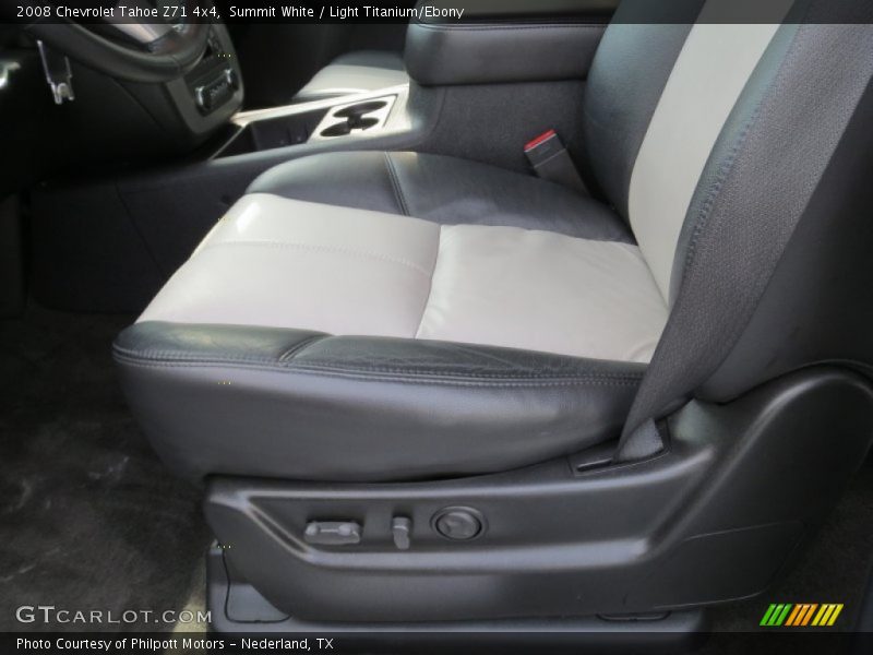 Summit White / Light Titanium/Ebony 2008 Chevrolet Tahoe Z71 4x4