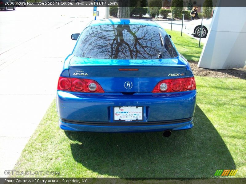 Vivid Blue Pearl / Ebony 2006 Acura RSX Type S Sports Coupe