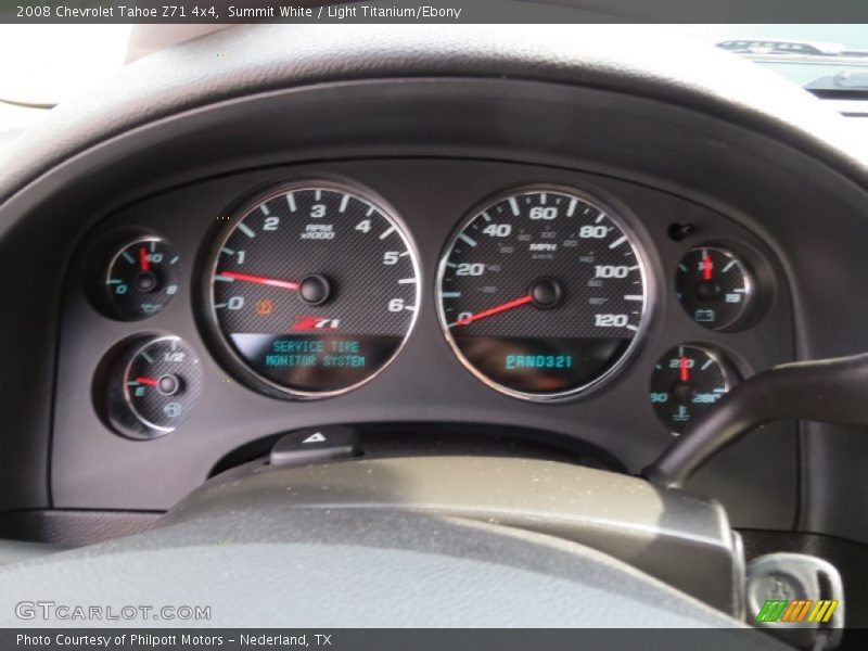 Summit White / Light Titanium/Ebony 2008 Chevrolet Tahoe Z71 4x4