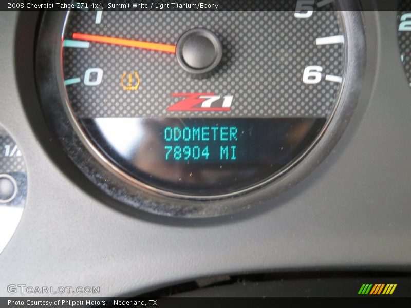 Summit White / Light Titanium/Ebony 2008 Chevrolet Tahoe Z71 4x4