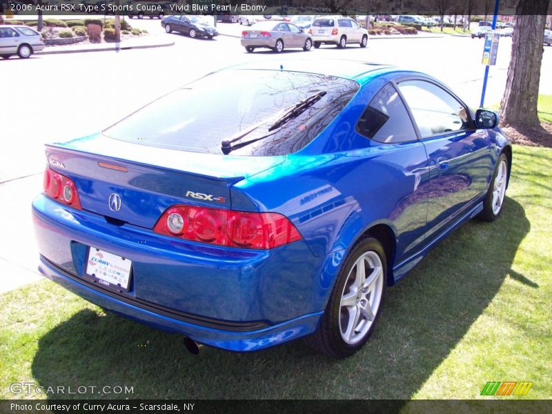 Vivid Blue Pearl / Ebony 2006 Acura RSX Type S Sports Coupe