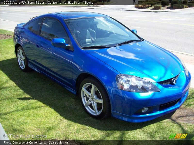 Vivid Blue Pearl / Ebony 2006 Acura RSX Type S Sports Coupe