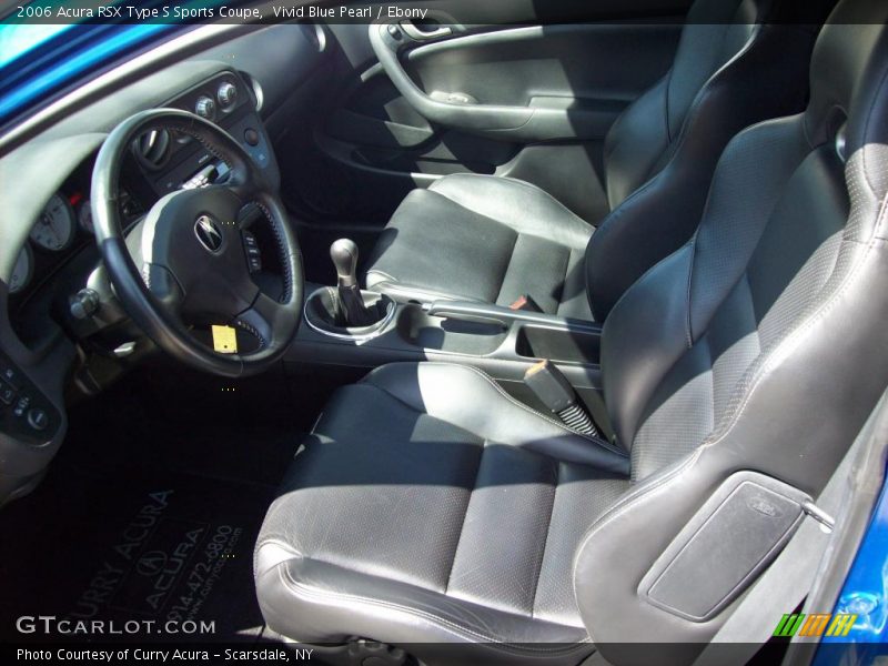 Vivid Blue Pearl / Ebony 2006 Acura RSX Type S Sports Coupe