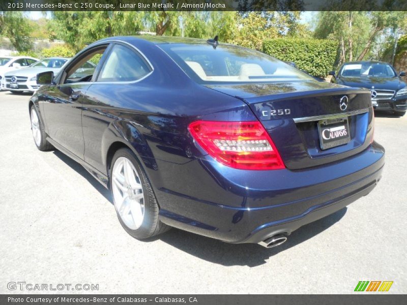 Lunar Blue Metallic / Almond/Mocha 2013 Mercedes-Benz C 250 Coupe