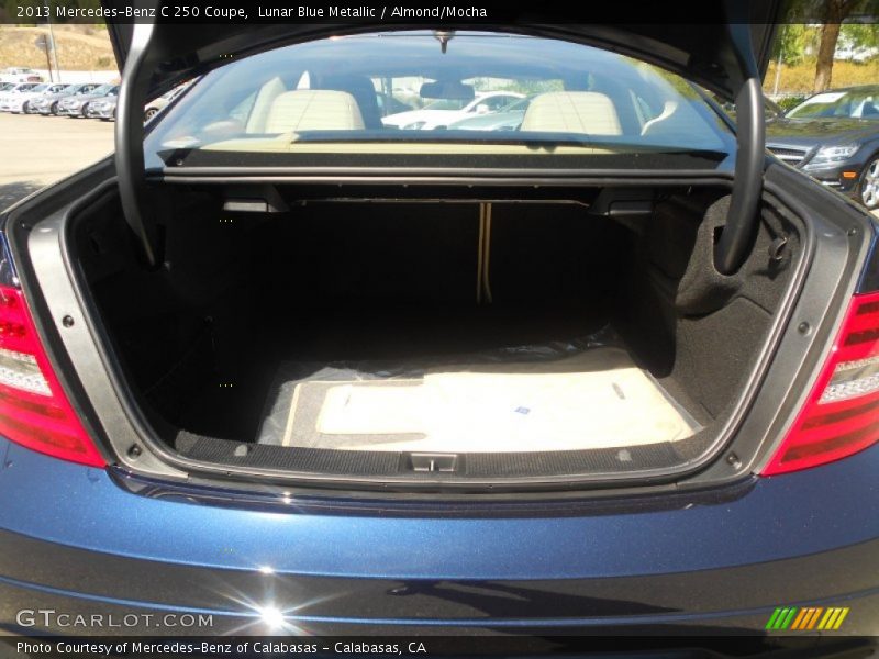 Lunar Blue Metallic / Almond/Mocha 2013 Mercedes-Benz C 250 Coupe