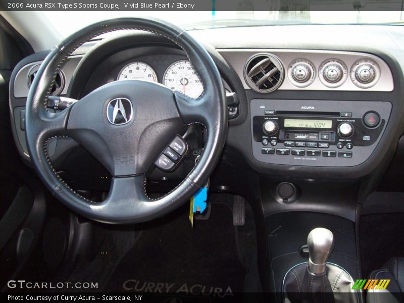 Vivid Blue Pearl / Ebony 2006 Acura RSX Type S Sports Coupe