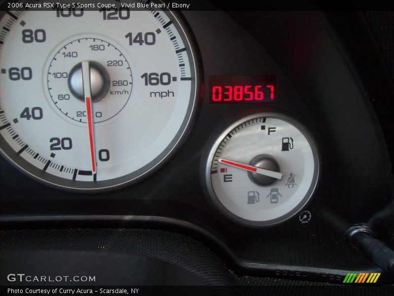 Vivid Blue Pearl / Ebony 2006 Acura RSX Type S Sports Coupe