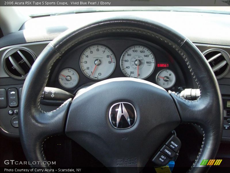 Vivid Blue Pearl / Ebony 2006 Acura RSX Type S Sports Coupe