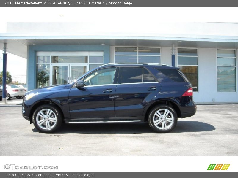 Lunar Blue Metallic / Almond Beige 2013 Mercedes-Benz ML 350 4Matic