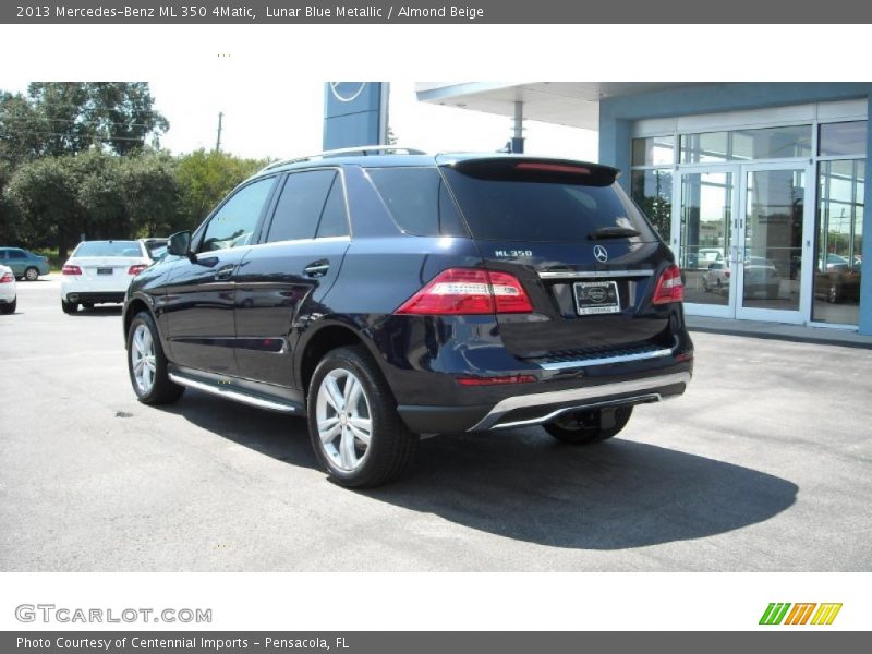 Lunar Blue Metallic / Almond Beige 2013 Mercedes-Benz ML 350 4Matic