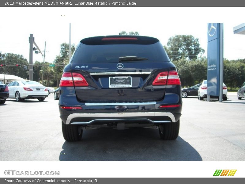 Lunar Blue Metallic / Almond Beige 2013 Mercedes-Benz ML 350 4Matic
