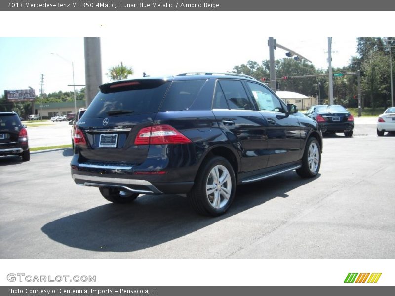 Lunar Blue Metallic / Almond Beige 2013 Mercedes-Benz ML 350 4Matic