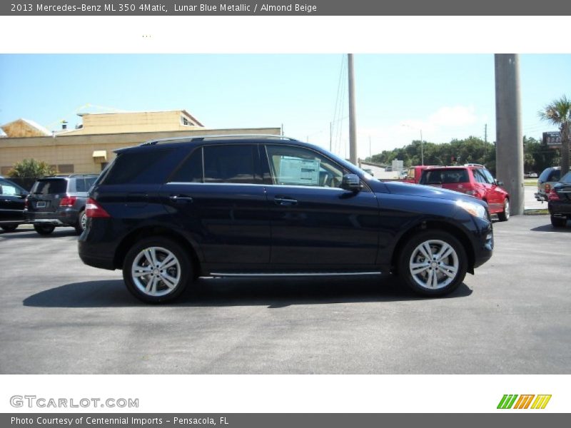 Lunar Blue Metallic / Almond Beige 2013 Mercedes-Benz ML 350 4Matic