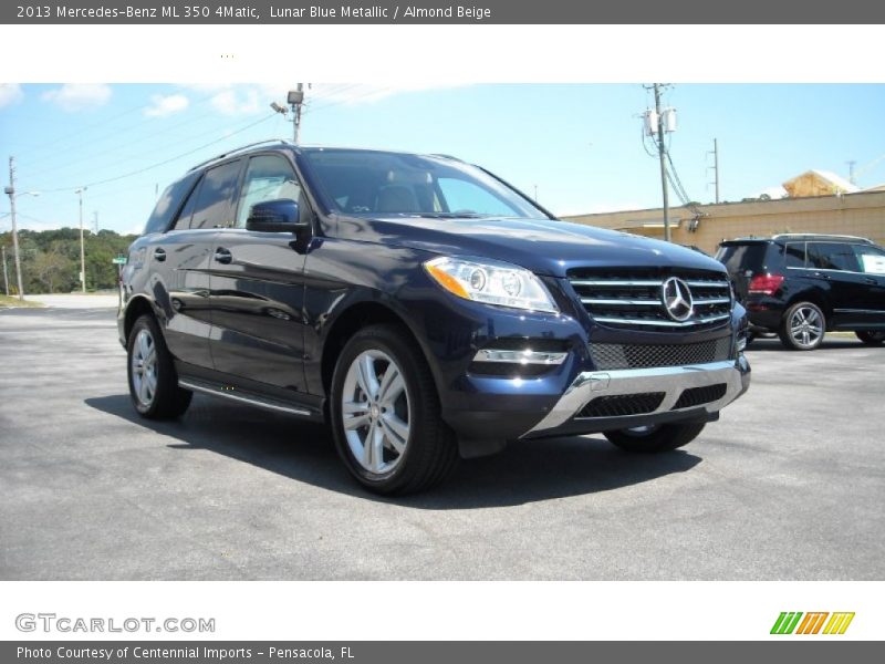 Lunar Blue Metallic / Almond Beige 2013 Mercedes-Benz ML 350 4Matic