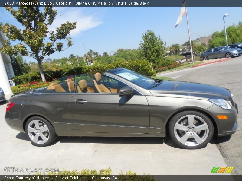  2013 E 350 Cabriolet Olivine Grey Metallic