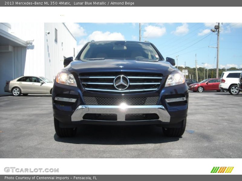 Lunar Blue Metallic / Almond Beige 2013 Mercedes-Benz ML 350 4Matic