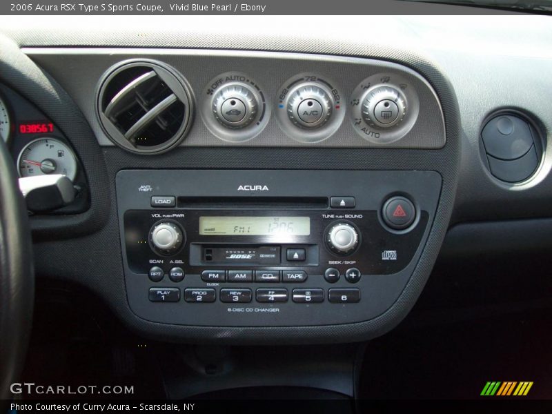 Vivid Blue Pearl / Ebony 2006 Acura RSX Type S Sports Coupe