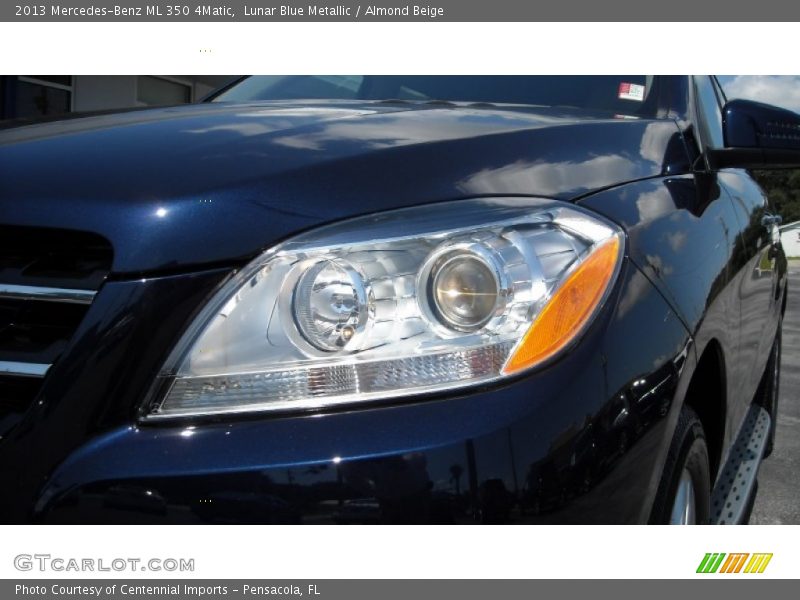Lunar Blue Metallic / Almond Beige 2013 Mercedes-Benz ML 350 4Matic