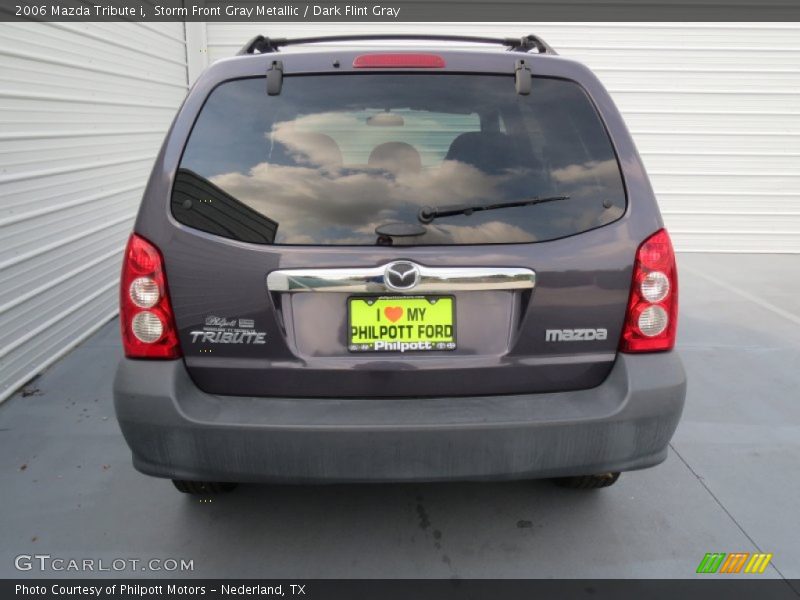 Storm Front Gray Metallic / Dark Flint Gray 2006 Mazda Tribute i